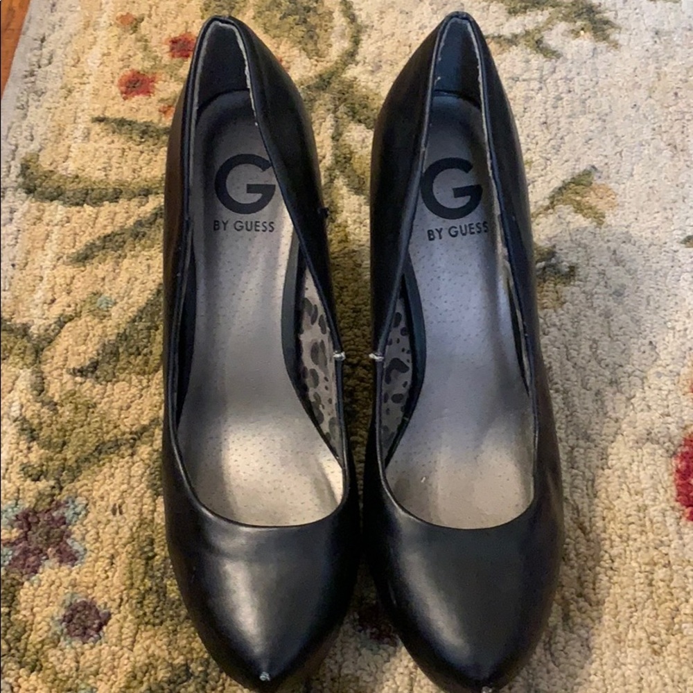 Black 6 inch heels